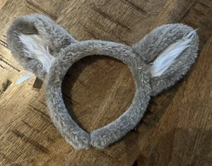 Great Wolf Lodge Wolf Headband Ears Gray and White Kids Boy Girl Dress Up Gift - Picture 1 of 2
