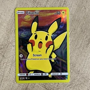 Screaming Pikachu 10 Pokemon After Skool Hobby Generation One FAN ART Derpy - Bild 1 von 2