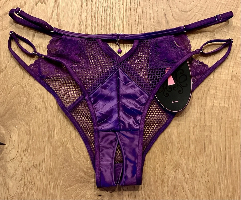 Hunkemöller Private Collection Brazilian Slip Gr. M lila sexy Dessous Brasilian - Bild 1 von 4