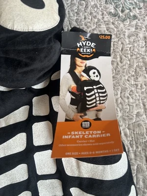 Nuevo con etiquetas Disfraz de Halloween Esqueleto Marca Hyde and Eek Portabebés 0-6 Meses Nuevo Foto 1 de 2