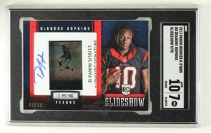 2013 Rookies & Stars Premier Signatures 9/95 DeAndre Hopkins #5 SGC 7 Auto RC - Picture 1 of 3