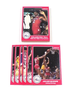 Star Philadelphia 76'ers NBA World Champions Set 1984 (25) Nm/Mt Erving Malone - Imagen 1 de 4