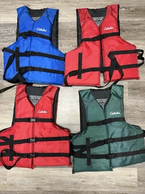 Colete salva-vidas Cabela's Boating adulto XL-XXXL peito adulto 40-60” tipo III PFF lote 4 - Imagem 1 de 4