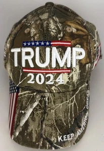 Mossy Oak Muddy Camuflaje TRUMP 2024 Bordado TAKE AMERICA BACK Trucker CAP - Imagen 1 de 6