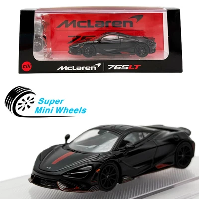 McLaren 765LT modelo CM 1:64 - negro mate Foto 1 de 4