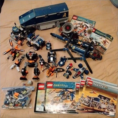 LEGO Agents 8635, 8971, 8969, and 8970 Sets Plz Rd (incomplete) - No Minifigures - Image 1 of 4