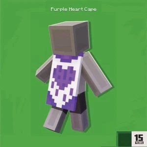 Minecraft - Capa Corazón Púrpura Twitch | Edición Java y Bedrock ⛏️ | ENTREGA RÁPIDA - Imagen 1 de 1