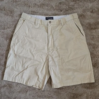 Croft & Barrow Mens Chino Casual Twill Golf Shorts Light Yellow Size 36 - Image 1 of 4