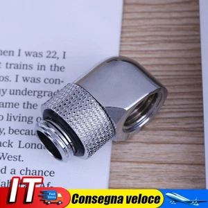 G1/4 Connettore per tubo dell\'acqua rotante a doppia filettatura interna estern - Afbeelding 1 van 8