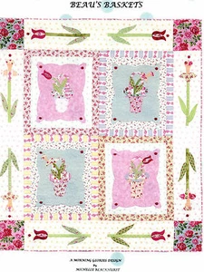 Beau's Baskets ~ Quilt Quilting Pattern by Morning Glories Design - Picture 1 of 2