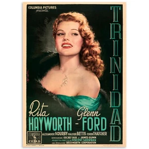 Affäre in Trinidad 20x28 Vintage Filmposter Reproduktion Wanddeko Kunst - Bild 1 von 4