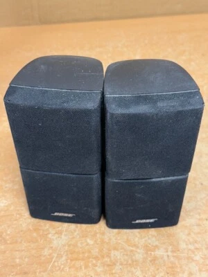 Bose Double Black Speakers Jewel x2 Set Hi-Fi Stereo Home Audio - image 1 of 4