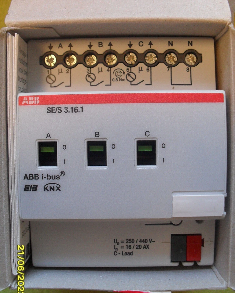ABB Energieaktor 2CDG110136R0011 Typ SE/S3.16.1  - Bild 1 von 1