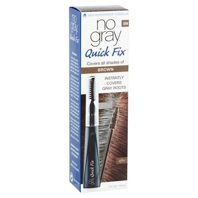 No Gray Quick Fix Hair Cover Gray 5N Brown - 2 Pack - Image 1 of 2