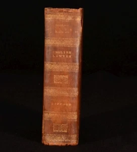 1829 Gifford's English LAWYER or Every Man his Own Lawyer John Gifford - Picture 1 of 7
