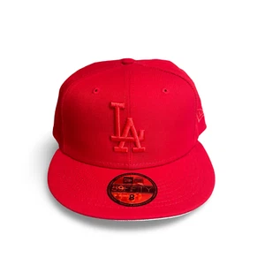 Gorra para hombre New Era Los Angeles Dodgers 59fifty roja - varias tallas - Imagen 1 de 5