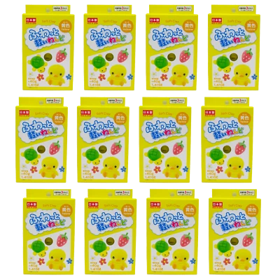 Daiso мягкая глина легкий вес для рукоделия набор из 12 различных цветов напрямую из Японии - Изображение 1 из 4