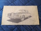 Rolls-Royce concept Car disegno Giovanni Michelotti matita Originale