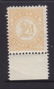 VICTORIA:  2d STAMP DUTY WMK V OVER CROWN TYPE V5  MUH... . - Picture 1 of 1