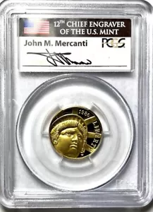 1/4 OZ 1986 W $5 GOLD PCGS MERCANTI STATUE OF LIBERTY JONES DESIGN PR69 # HET - Picture 1 of 2
