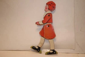 ANTIQUE VINTAGE LITTLE ORPHAN ANNIE PAPER LITHO ARTICULATED TOY JOINTED FIGURES - Picture 1 of 7