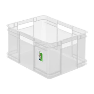 PVC Lagerbehälter Bruno XL Transparent 28L Praktischer Aufbewahrungsbehälter - Bild 1 von 8