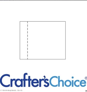 Crafters Choice™ Shrink Wrap Bands - 50x55 x200 NEW - Picture 1 of 1