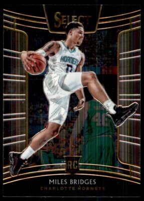 2018-19 Panini Select Miles Bridges RC Charlotte Hornets #17 - Image 1 of 2
