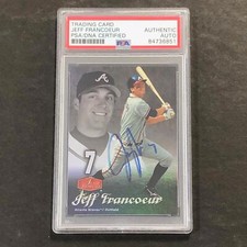 2005 Fleer Jeff Francoeur #70 Signed Card AUTO PSA Slabbed