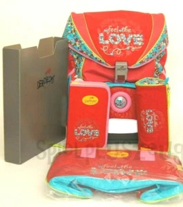 DerDieDas Ergo Flex Rucksack Set 5-teilig LOVE Mädchen Ranzen Leicht ca.800g NEU - Bild 1 von 11