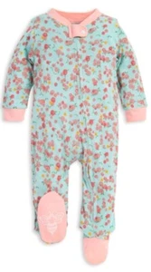 Burt's Bees Baby Ditsy Floral Organic Cotton Sleep & Play 0-3 Months Size - Picture 1 of 2