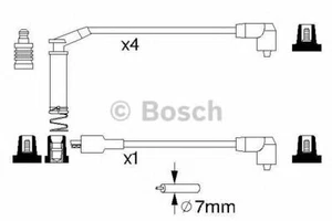 NEW IGNITION CABLE LEAD KIT LEADS SET OE QUALITY REPLACEMENT BOSCH 0986357127 - Picture 1 of 4