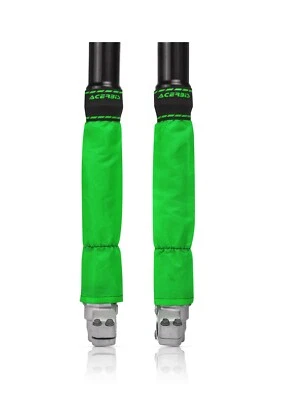 CALZA COPRIFODERO Z-MUD ACERBIS VERDE FORCELLA MOTO 46 49 MM CROSS ENDURO MOTARD - Immagine 1 di 4