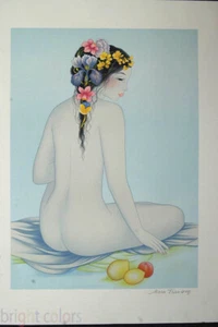 Mara Tran-Long Signed Lithograph Portrait of Isabelle - Picture 1 of 3