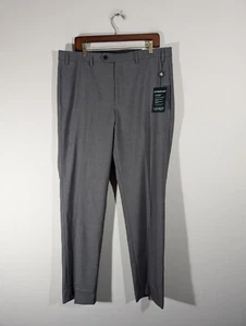 Pantalones LAUREN Ralph Lauren Para Hombres Gris Calce Clásico Ultraflex Talla 36x32 Trabajo Empresarial - Imagen 1 de 9