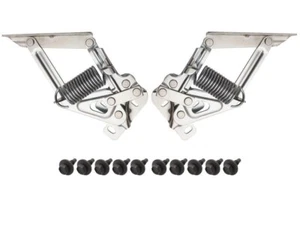 Ford Falcon XA XB XC/Fairlane ZF ZG ZH Bonnet Hinges - Pair (Includes Bolts) - Picture 1 of 1