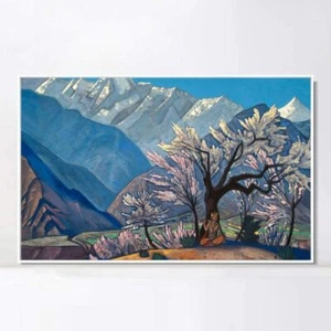 "Lona enmarcada Estampado Giclee Krishna Spring en Kulu por Nicholas Roerich 20""x28" - Imagen 1 de 5