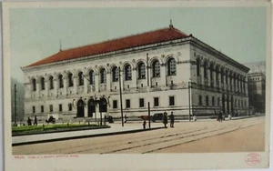 Old Postcard of Public Library Boston, Mass - Ref : 1018 - Picture 1 of 2