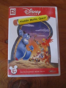 PC CD-ROM GAME ALADDIN MATHS QUEST DISNEY LEARNING GREAT ** MUST SEE ** - Picture 1 of 2