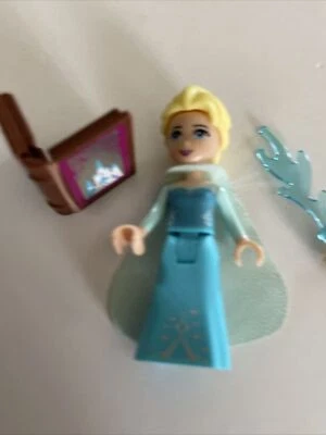 LEGO Disney Princess Frozen Elsa with Sparkly Cape Torch Book Minifigure 41062 - Image 1 of 4