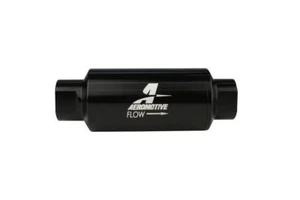 Aeromotive Fuel System 12324 100 Micron, ORB-10 Black Fuel Filter - Picture 1 of 8