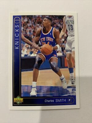 Чарльз Смит, «Нью-Йорк Никс», 1993-94 Upper Deck баскетбольная карточка #4 - Изображение 1 из 3