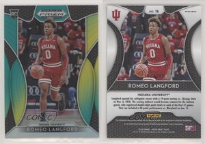 2019 Panini Prizm Draft Picks Green and Yellow /249 Romeo Langford #16 Rookie RC