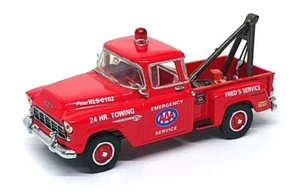 Matchbox 1/43 Scale YRS01-M - 1955 Chevrolet 3100 Tow Truck (AAA) Red - Picture 1 of 6