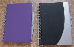 Lot of 2 New 5 x 7 Fey Faux Leather Ring Binder Pad Notepad Journal with Pocket - Picture 1 of 3