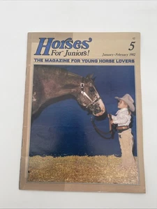 Horses For Juniors Magazine Jan-Feb 1982 / Katie Johnson Cover - Picture 1 of 5