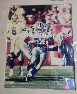 Emmitt Smith Dallas Cowboys Hall Of Famer 8x10 Official Photo, 9th Season ! - Picture 1 of 4