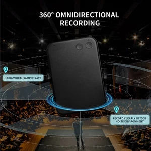 AI Voice Recorder With Transcription Support 108 Languages Magnetic Base - Picture 1 of 12