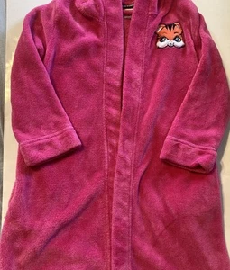 Girls Joe Boxer Kmart Pink Tiger Hooded Robe With Ears Size Small 6/6x - Picture 1 of 8