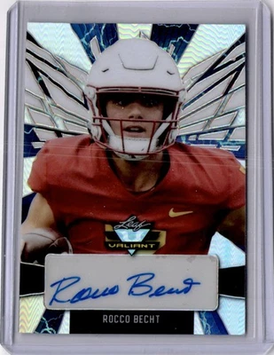2022 Leaf  Valiant  - Rocco Becht Rookie Auto 1/1 One of One Proof - Image 1 of 2